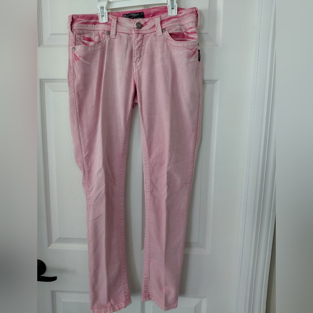 Stylish Pink Women's Jeans